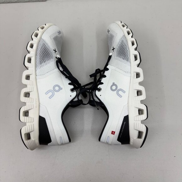 On Cloud X 4 White Road Running Athletic Sneakers Shoes 60.98697 Womens sz 10.5 - Picture 7 of 9